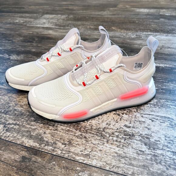 Adidas Shoes Sneakers Men Size 9.5 NMD_V3 Originals Running White Red GX2089 NWT - Picture 11 of 12